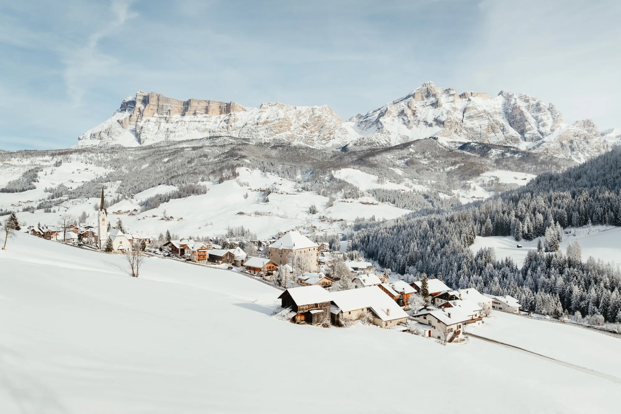 Winter in Val Badia
